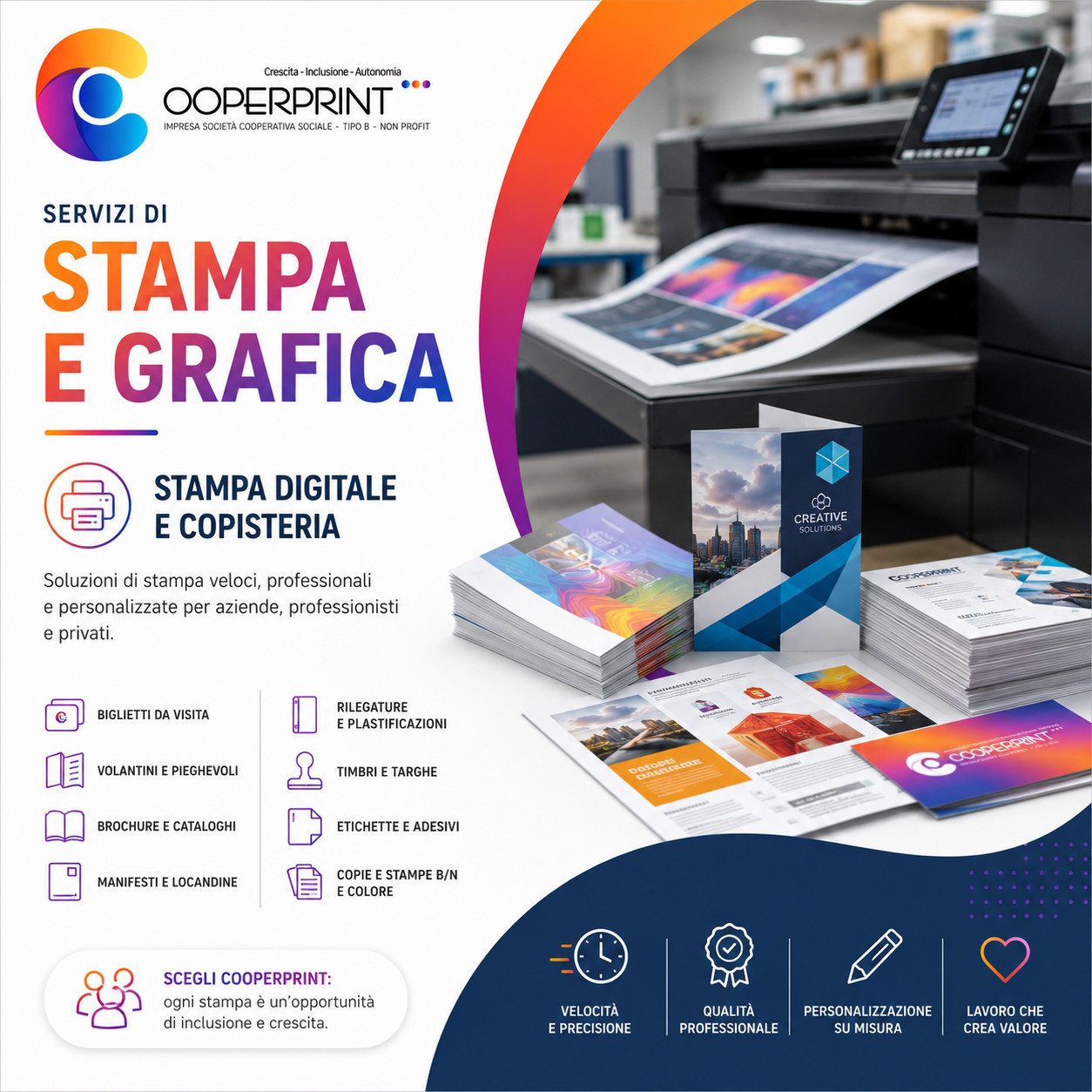 Stampa digitale e copisteria
